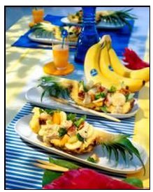 ananasowe przepisy banany