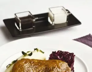 Pieczona kaczka z jabłkami według Mosaiq