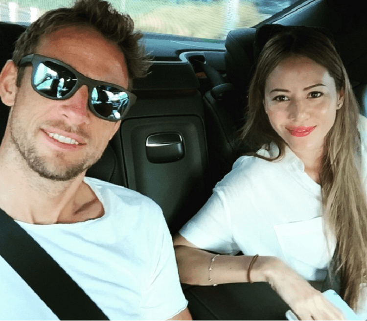 Jenson Button i jego żona Jessica Michibata. Instagram Jensona Buttona
