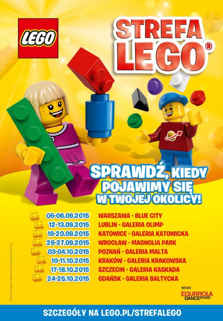 Strefa LEGO® w 8 miastach w Polsce!
