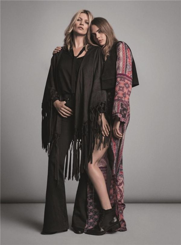 Duet idealny - Kate Moss i Cara Delevingne razem w kampanii Mango! Strona Mango