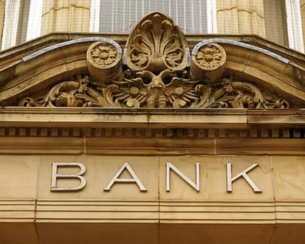 Bank sign