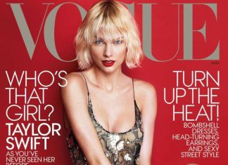 Taylor Swift z powiększonym biustem w Vogue’u
