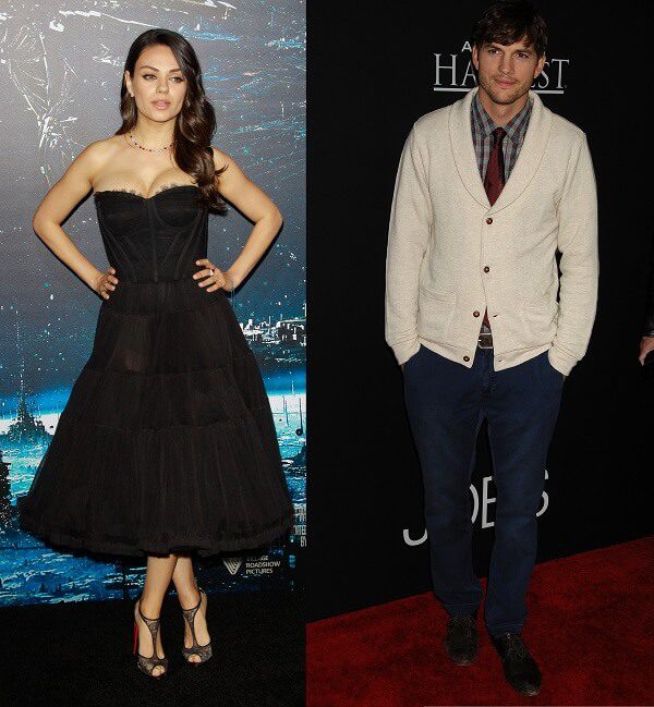 Mila Kunis, Ashton Kutcher. GA