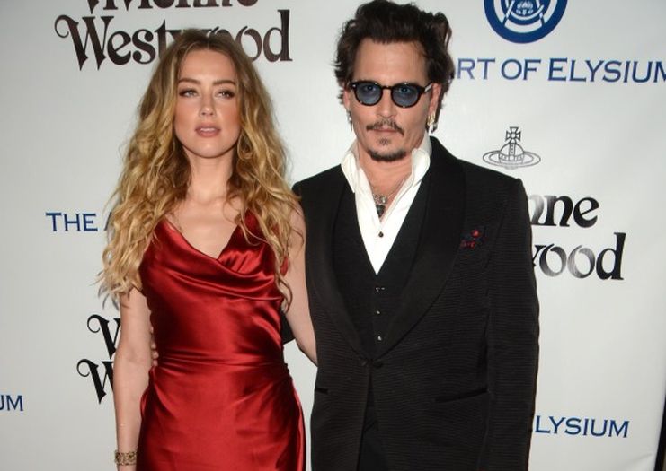Amber Heard, Johnny Depp, GA. 