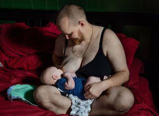 Tolerancja, a co gdy piersią karmi facet?
