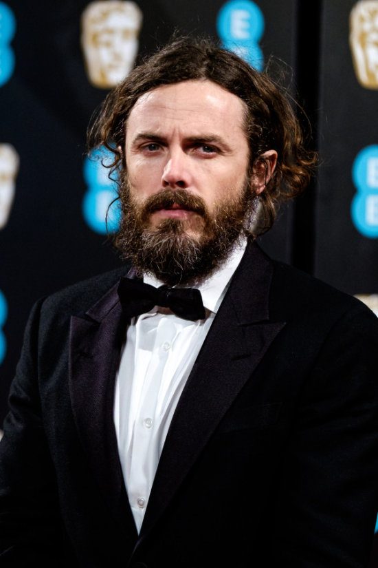 Casey Affleck arrives at the EE British Academy Film Awards on 12/02/2017 at Royal Albert Hall, . Persons pictured: Casey Affleck.