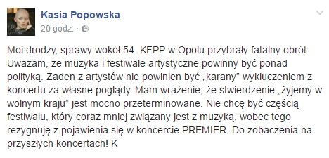 Facebook Kasia Popowska