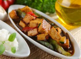 Tofu ciąg dalszy, tym razem z cukinią!