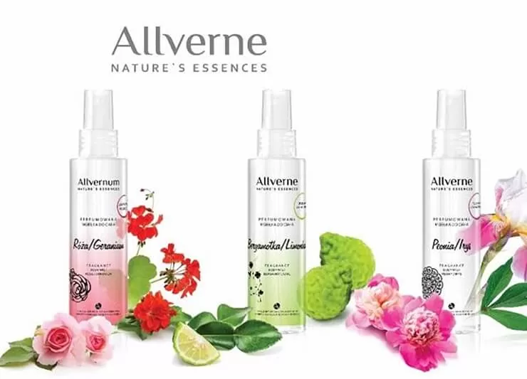 Perfumowane mgiełki do ciała ALLVERNE - lekkie orzeźwienie!
