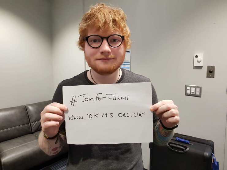 Ed Sheeran szuka dawcy szpiku dla małej dziewczynki_zdjęcie
