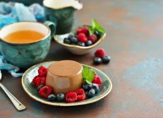 Panna cotta z owocami