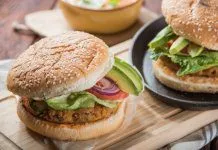 Wegetariańskie burgery z dynią wegetariańskie burgery