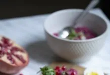 Pasta z buraków i pestek dyni