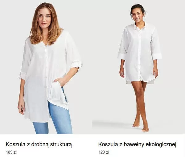 Biała koszula