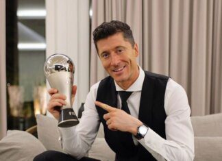 Robert Lewandowski został najlepszym piłkarzem