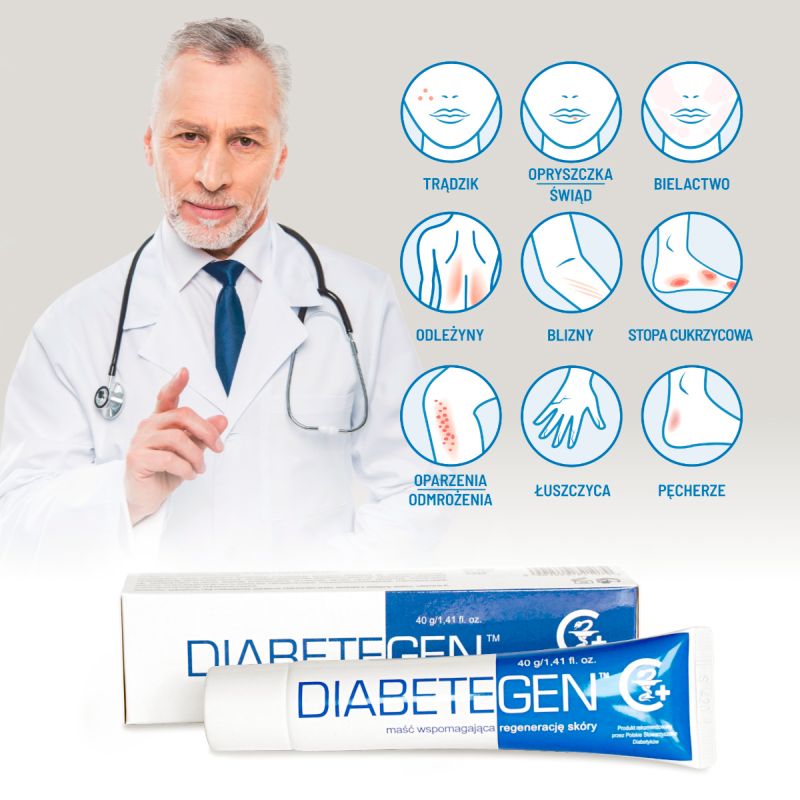 Problem z gojeniem trudnych ran? Poznaj Diabetegen