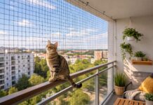 Jak założyć siatkę dla kota na balkon – praktyczny poradnik