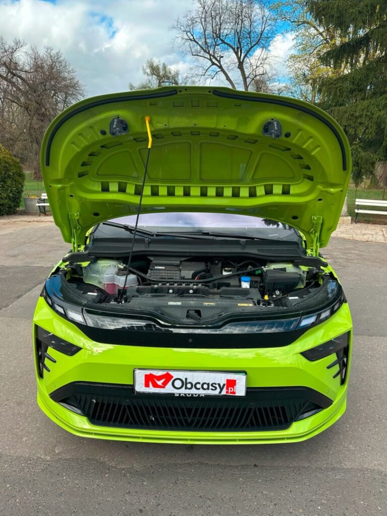 Škoda Enyaq RS Green Mamba 340 KM – test elektrycznego SUV-a o sportowym charakterze.