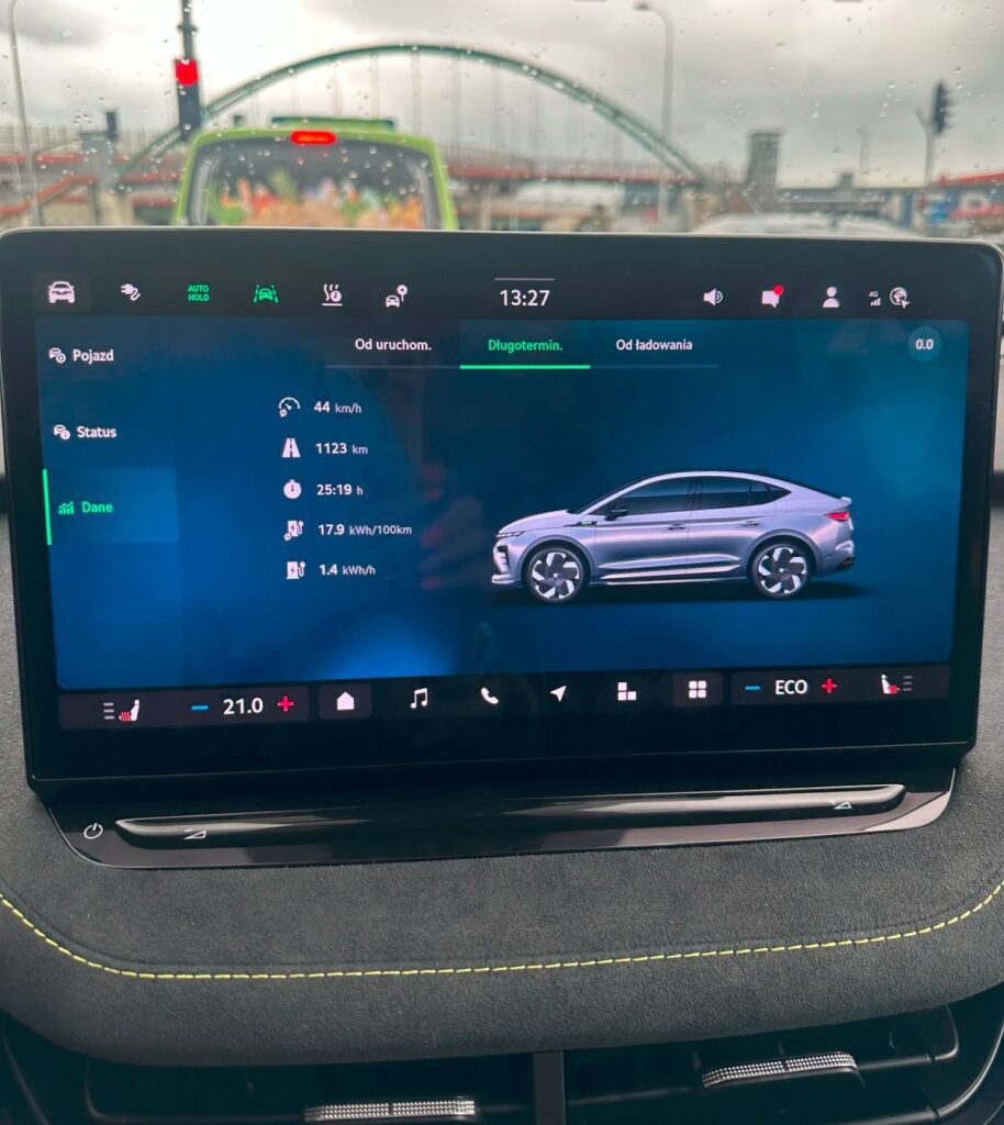 Elektryczny SUV Škoda Enyaq RS o mocy 340 KM i napędzie 4x4