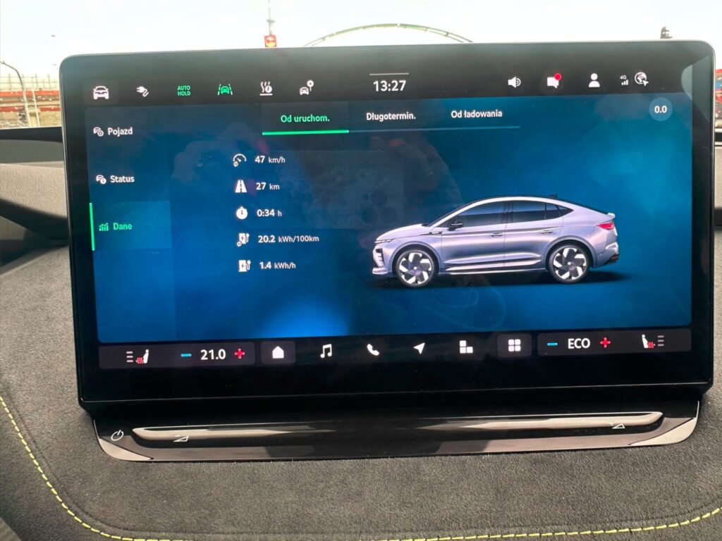 Škoda Enyaq RS Green Mamba – test rodzinnego elektrycznego SUV-a