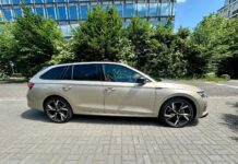 Beż Sahara robi wrażenie! Testujemy Škodę Superb Combi Sportline 265 KM 4×4