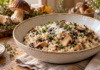 Kremowe risotto z grzybami leśnymi Kremowe risotto z grzybami leśnymi, parmezanem i świeżym tymiankiem.