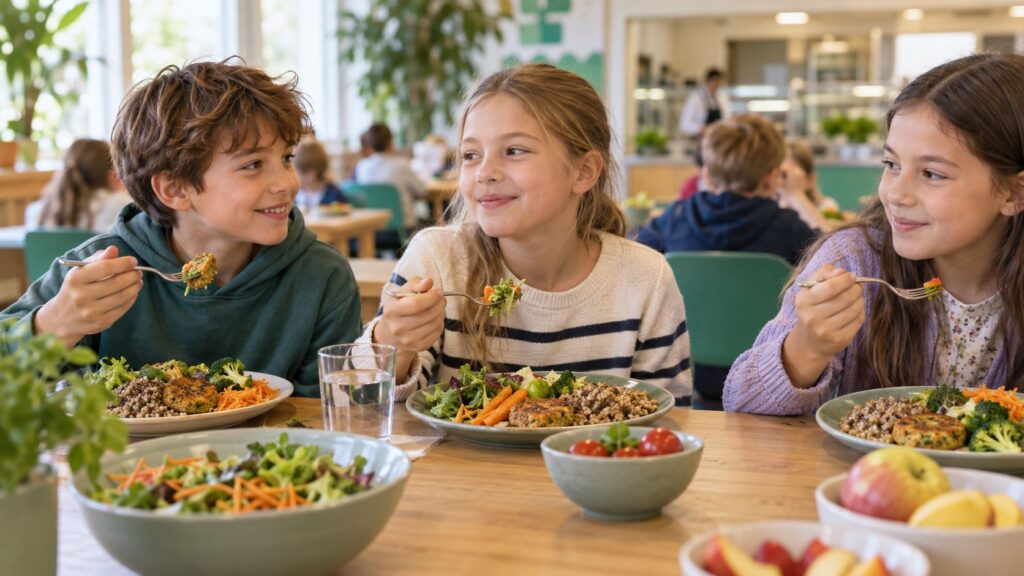 Dieta planetarna w szkołach. Co zmieni się w jadłospisach dzieci?