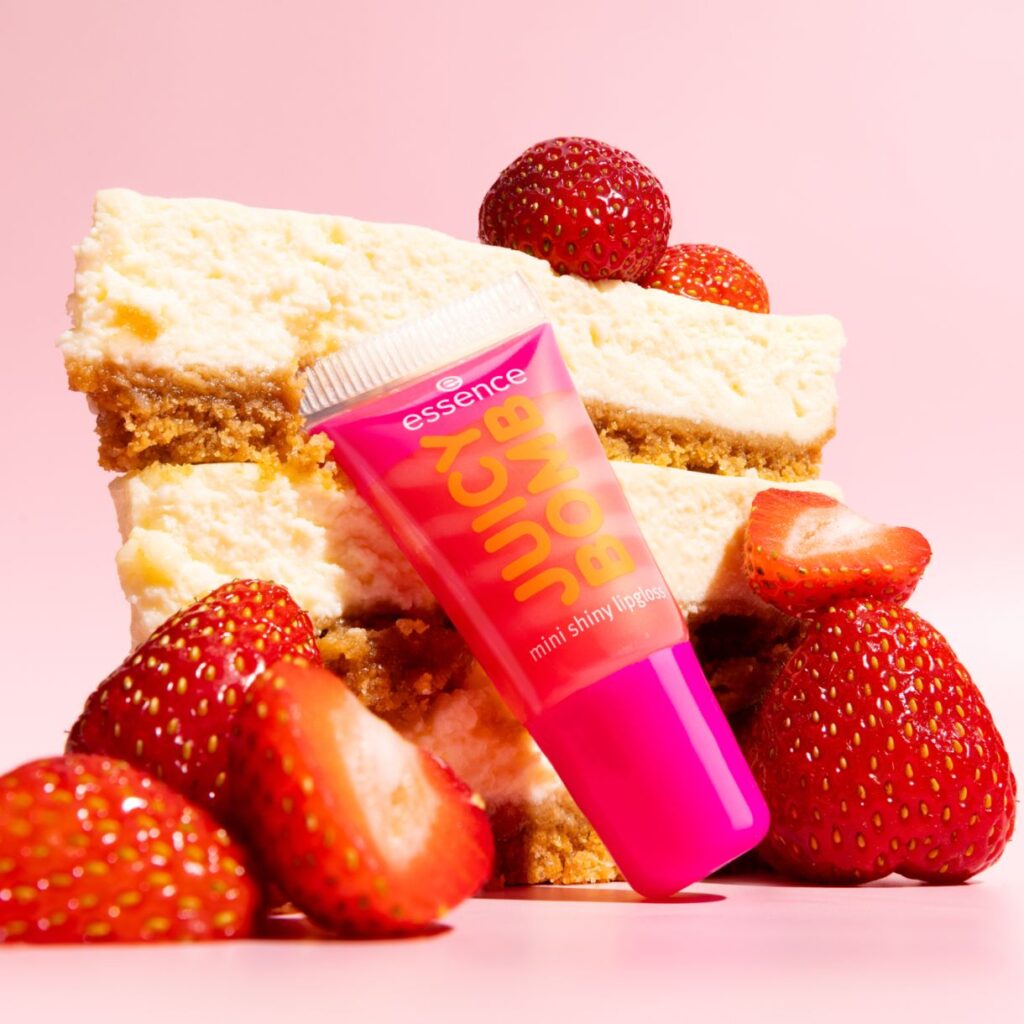 essence JUICY BOMB mini – zestaw pięciu błyszczyków