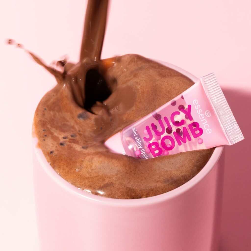 essence JUICY BOMB mini – zestaw pięciu błyszczyków